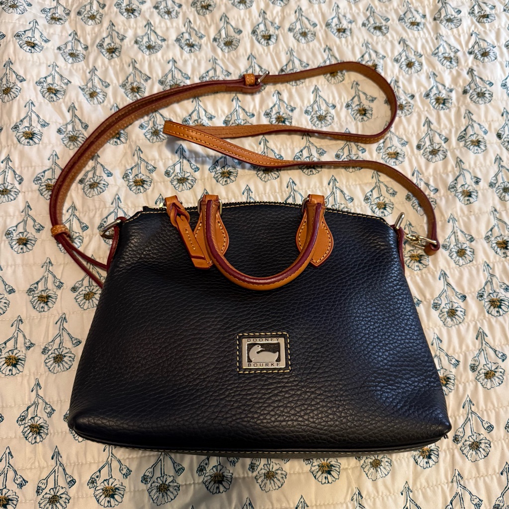 Dooney & Bourke Pebbled Leather Dillen Crossbody Satchel